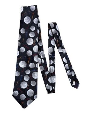 Cypress Hill Collection Men’s Golf Ball Tie 4” Novelty Necktie